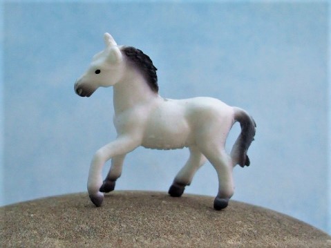 Weißes Pferd - Serie ‘Micro Tiere‘
