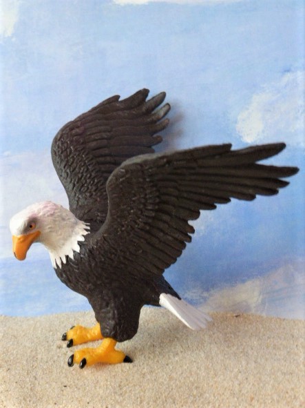 Bullyland Vogelserie Mäusebussard Spielfigur Adler Vogel Bird Sammelfigur Figure